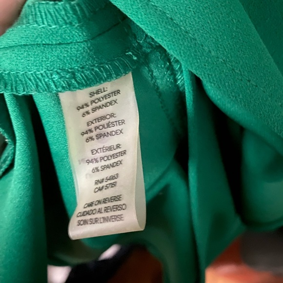 Calvin Klein Short Sleeve Ruffle Hem Wrap Style Dress - Picture 6 of 6